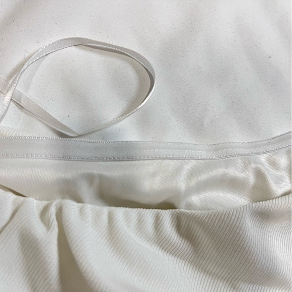 Hello Molly White Ribbed One Shoulder Bodycon Dress - Picture 7 of 7